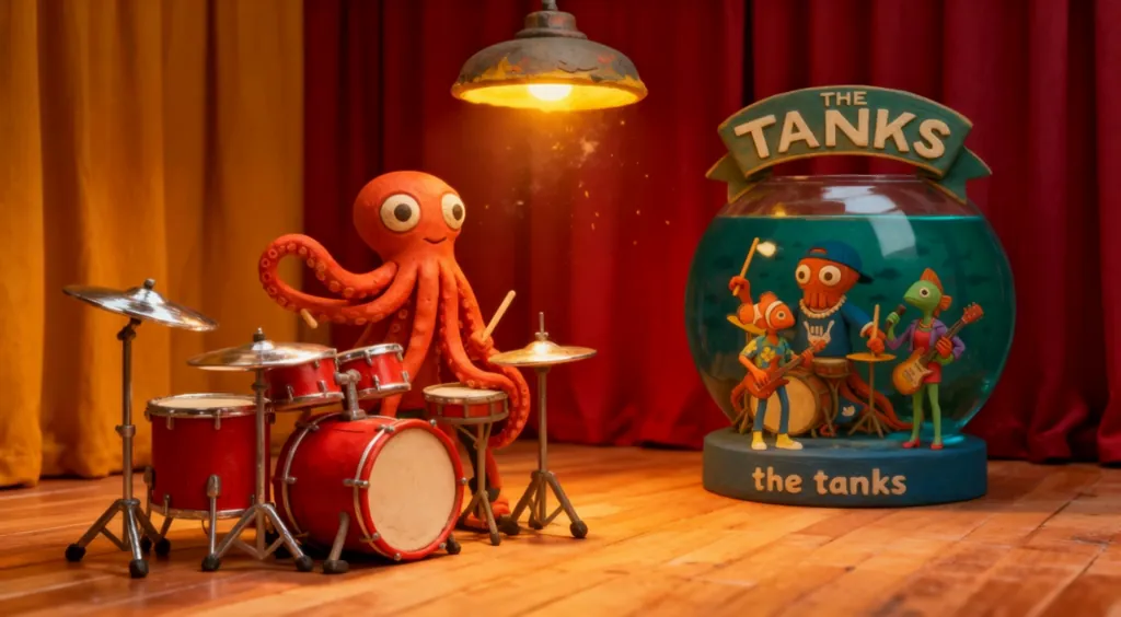 Whimsical Octopus Drum Solo