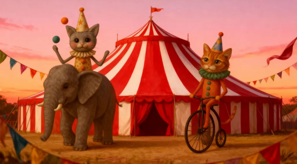 Circus Cat’s Big Night
