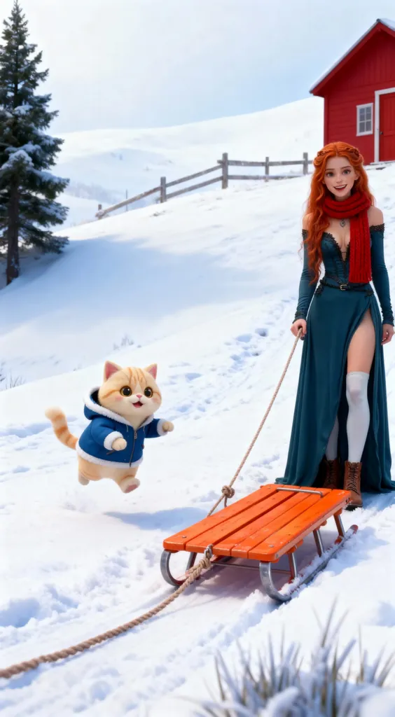 Snow Day Sleds and Giggles