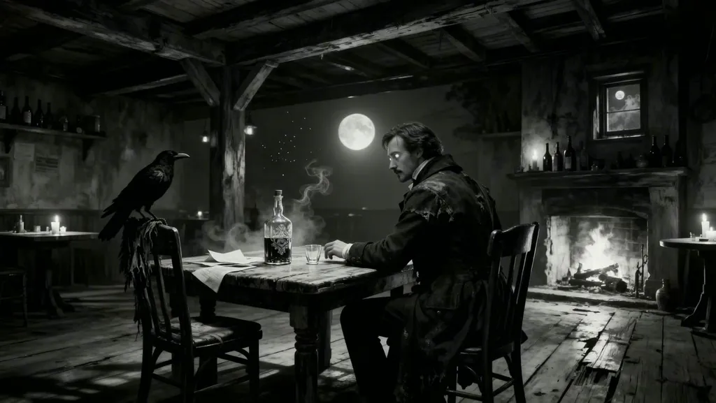 Nevermore in Monochrome