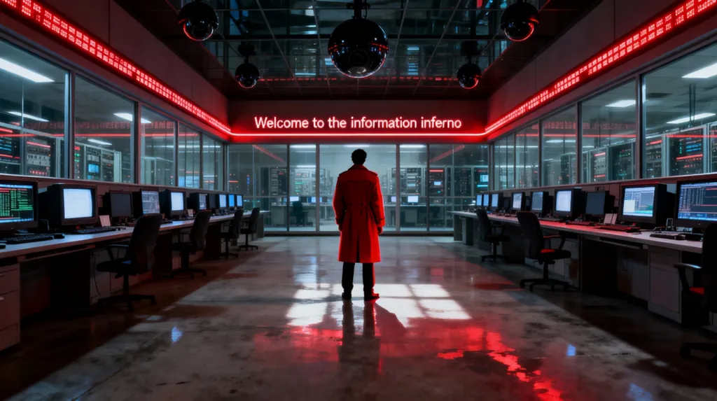 Information Inferno — A Retro‑Futurist Investigation