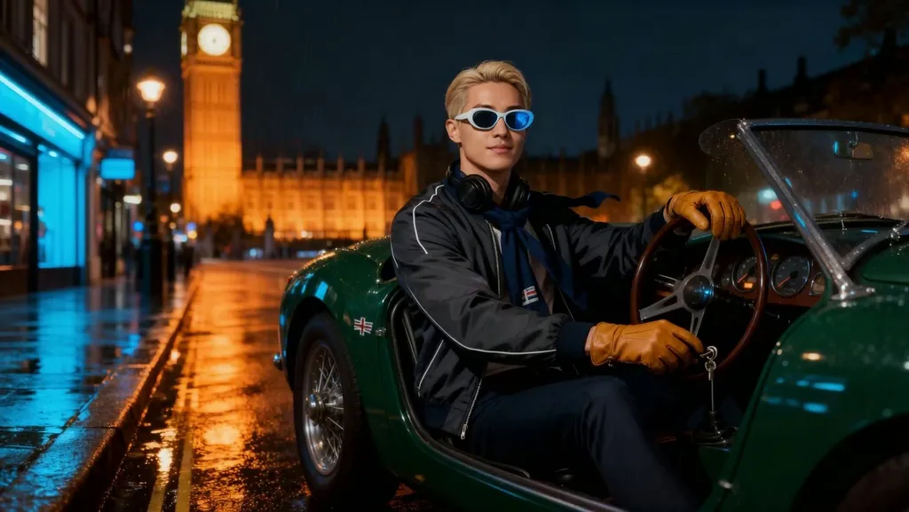 Night Drive Through Central London