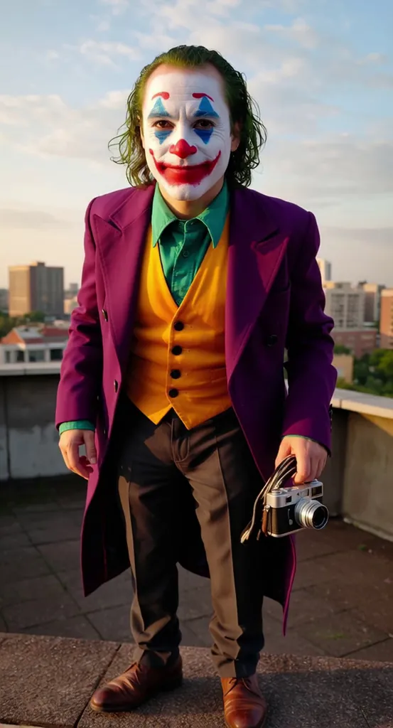 Neon Memories on a Rooftop