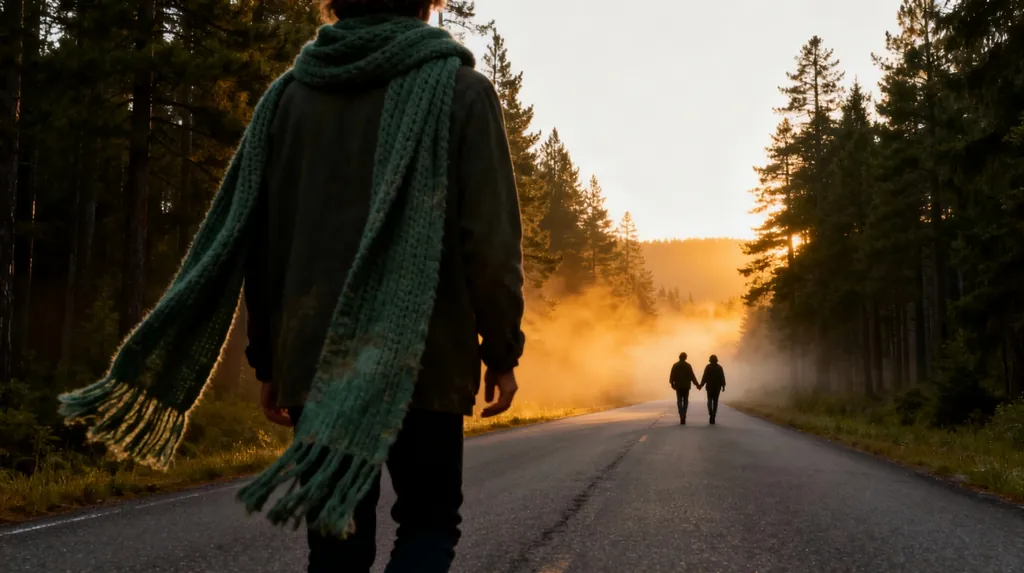 Side by Side on the Forest Road