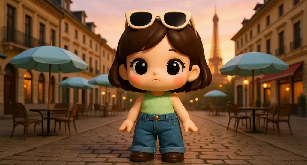 Chibi Girl's Paris Adventure