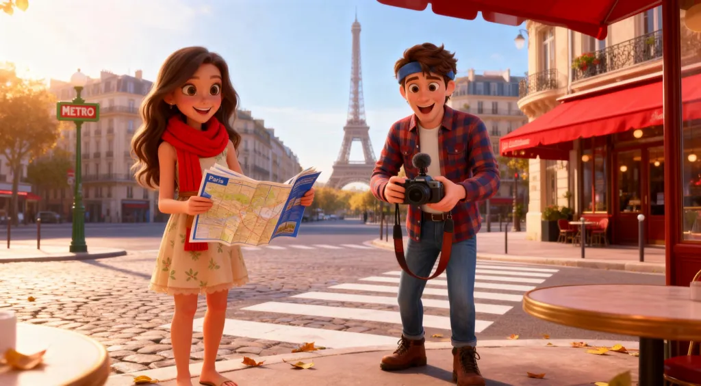 Paris Street Vlog Duet