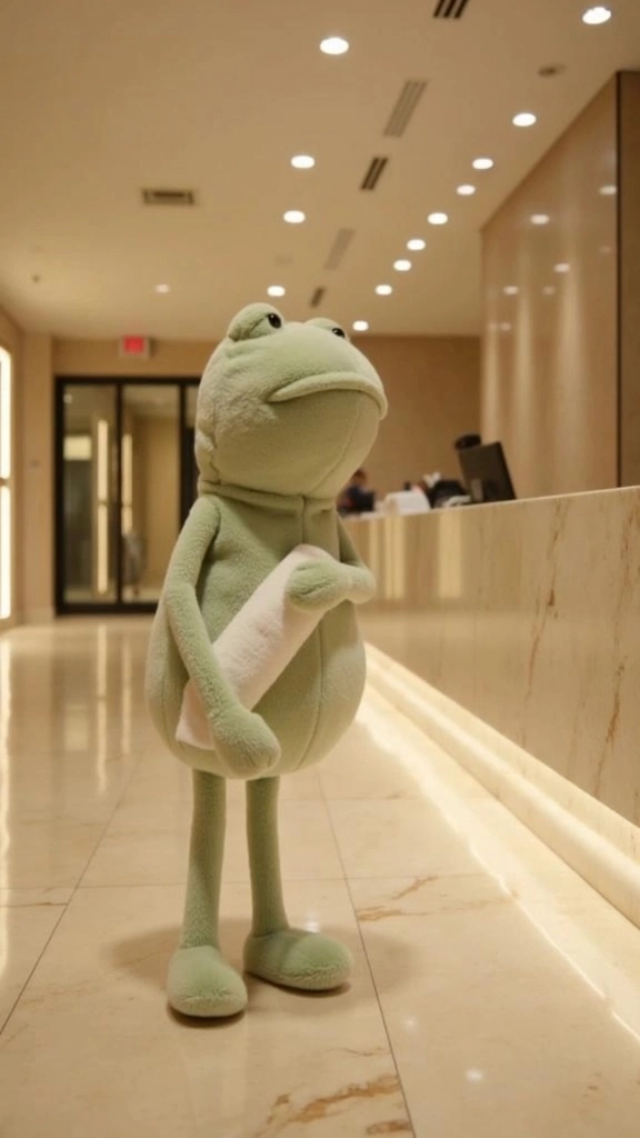 A Plush Frog’s Spa Day