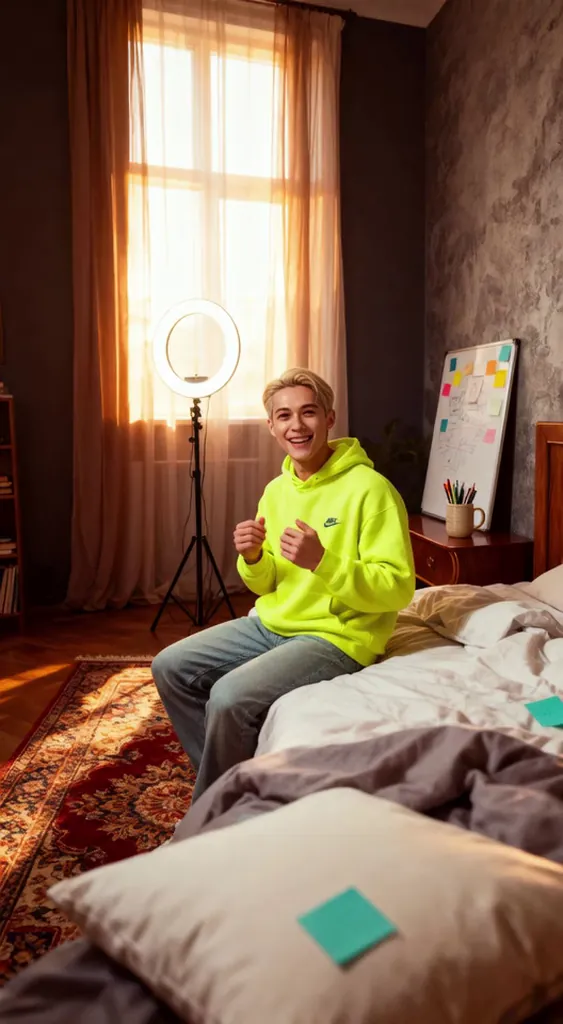 Bedroom Vlogger Claims His Worth