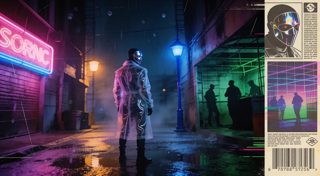 Midnight Echoes on Wet Concrete