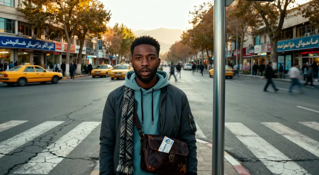 Afternoon Currents on Valiasr Street