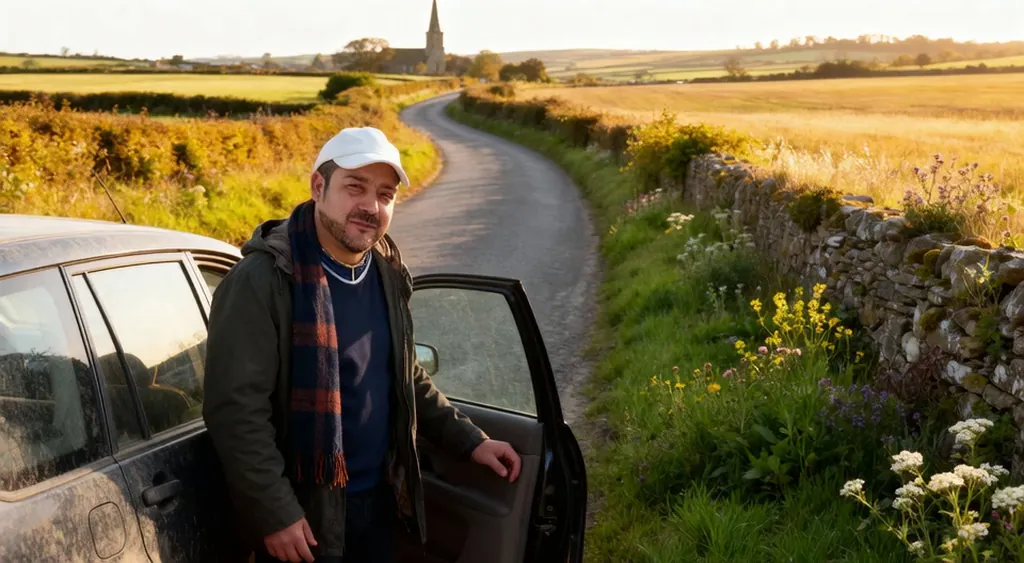 Homecoming Through Sunlit Roads