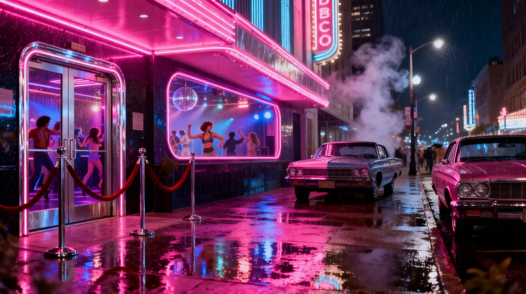 Hot Pink City Groove — A 70s Disco-Funk Night Out