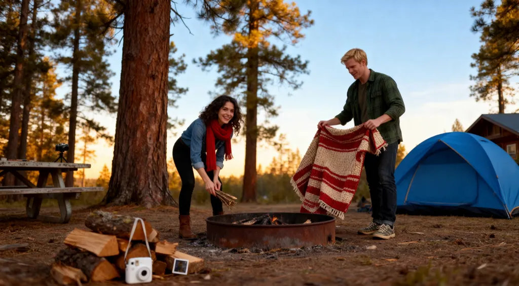 Bonfire Dance and Fireworks