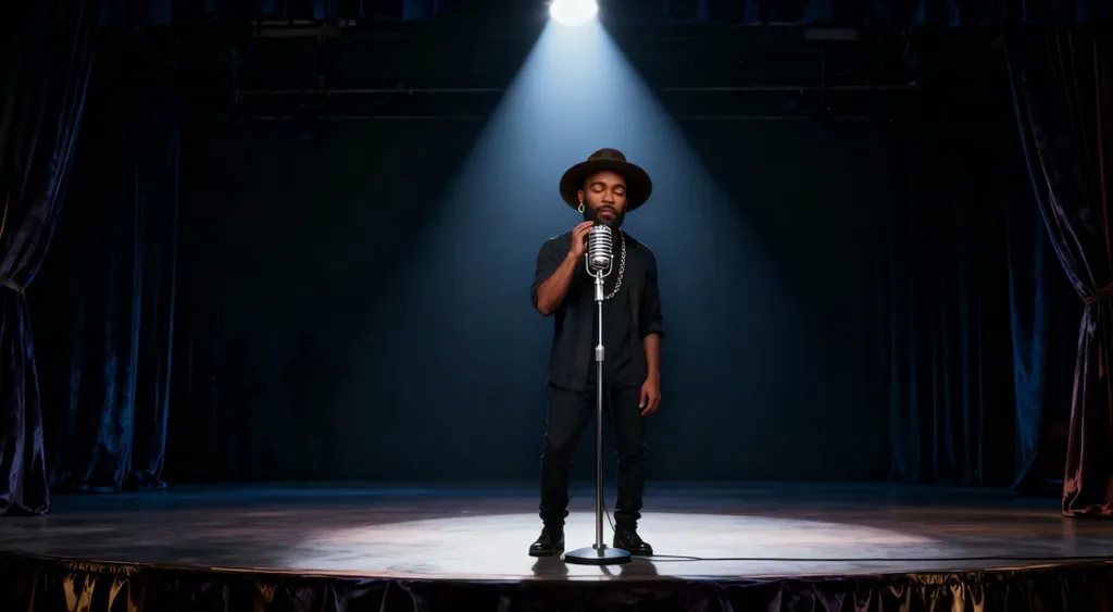 Confession Under a Lone Spotlight