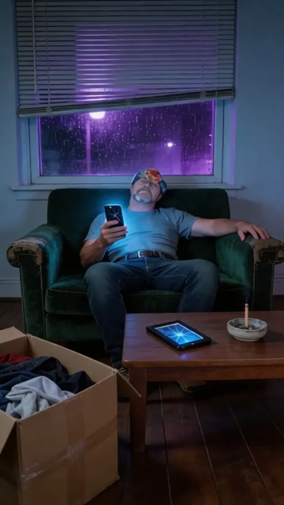 Typing Bubbles in Neon Haze