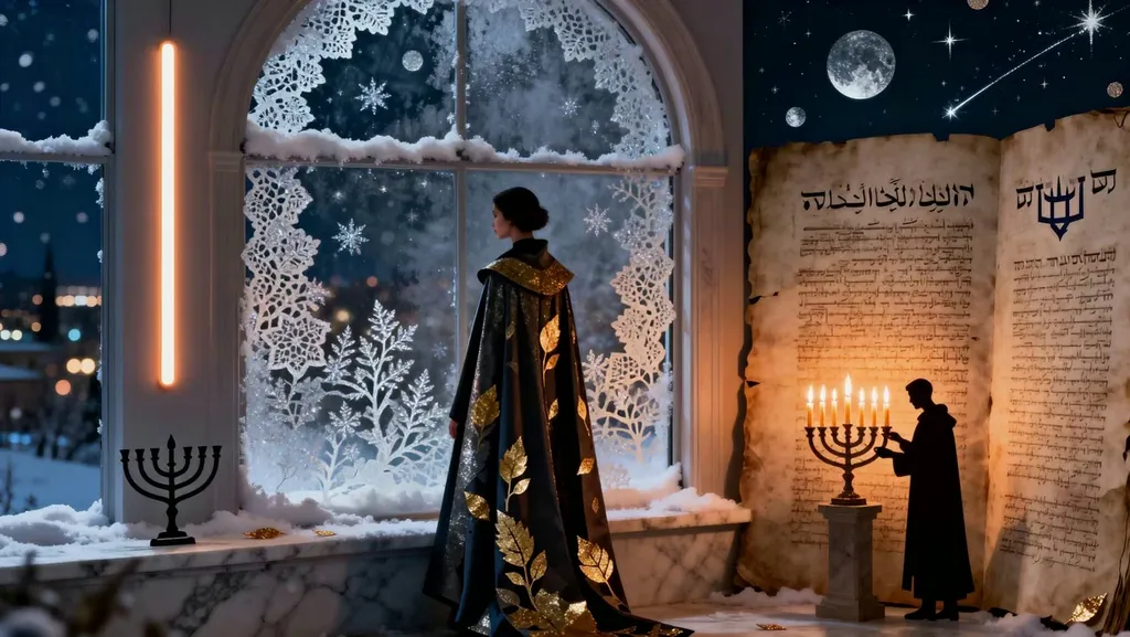 Eternal Flame in Winter Glass