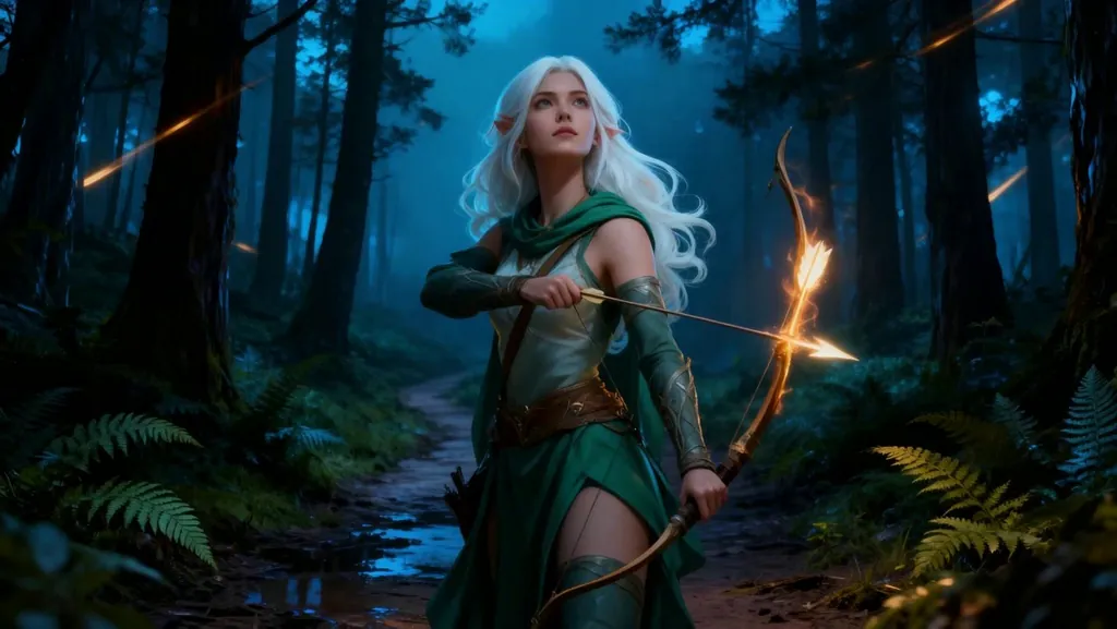 Twilight Walk Of The Archer