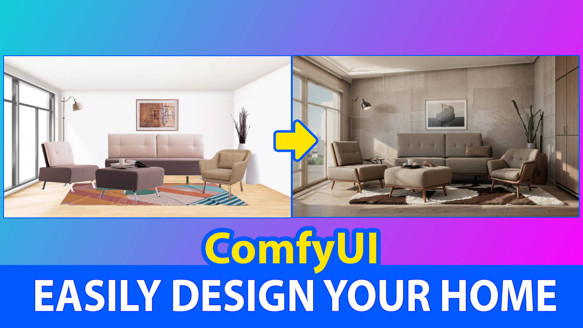 ComfyUI - Easily Design Your Home | ComfyUI Workflow