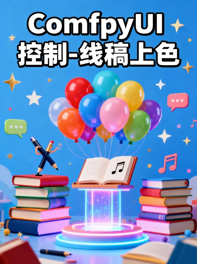 工作流项目篇1-线稿上色-Controlnet控制工作流（合集）0 | ComfyUI Workflow