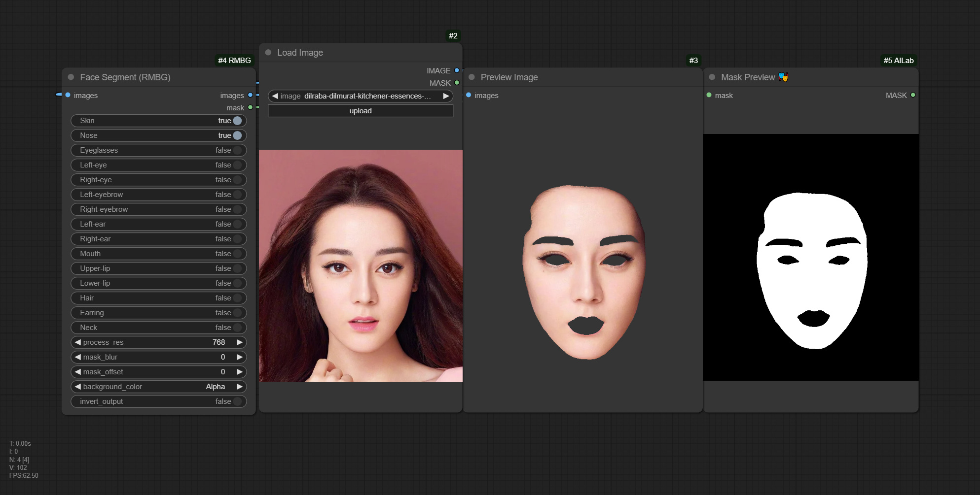 ComfyUI-RMBG Face Segment | ComfyUI Workflow