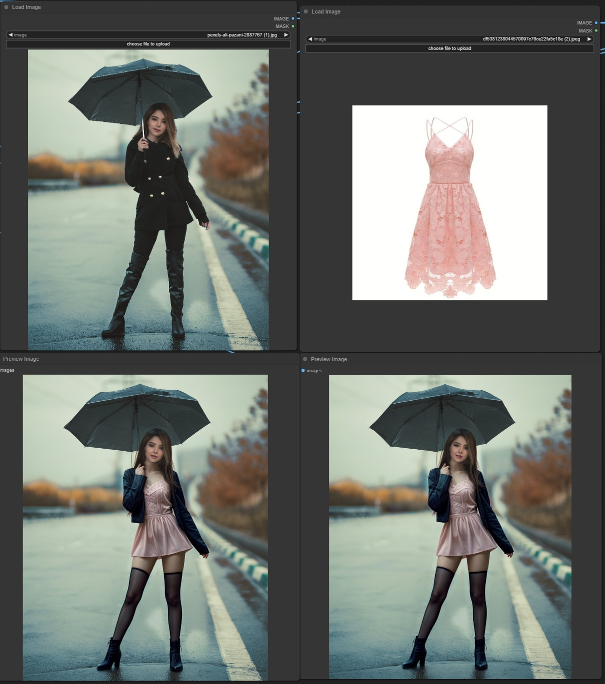 Character photos, changing clothes, and specifying clothing replacement ...